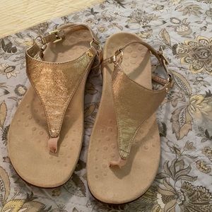 Vionic Rose Gold Sandals